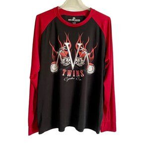 Solar Gear Performance Equipment Long Sleeve Twins Cycles Co. Shirt XL